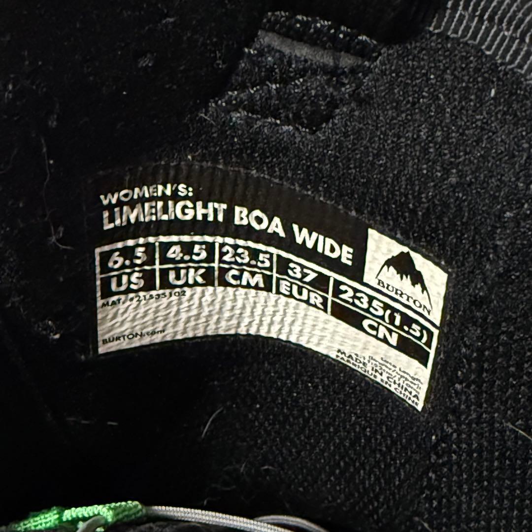 Burton バートン　Limelight BOA WIDE 23.5cm