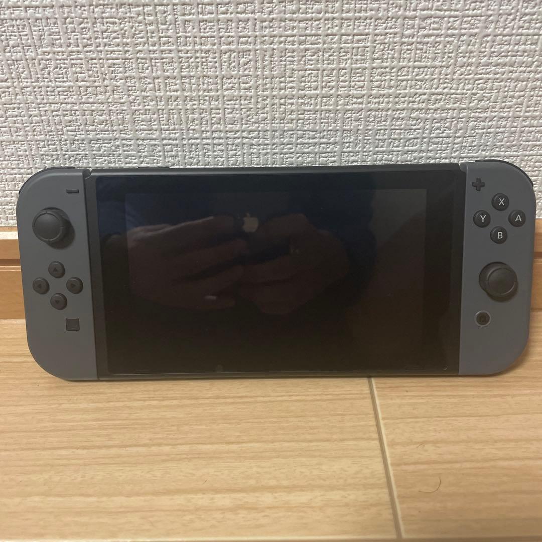 Nintendo Switch グレー 本体 Joy-Con付き 充電器など - メルカリ