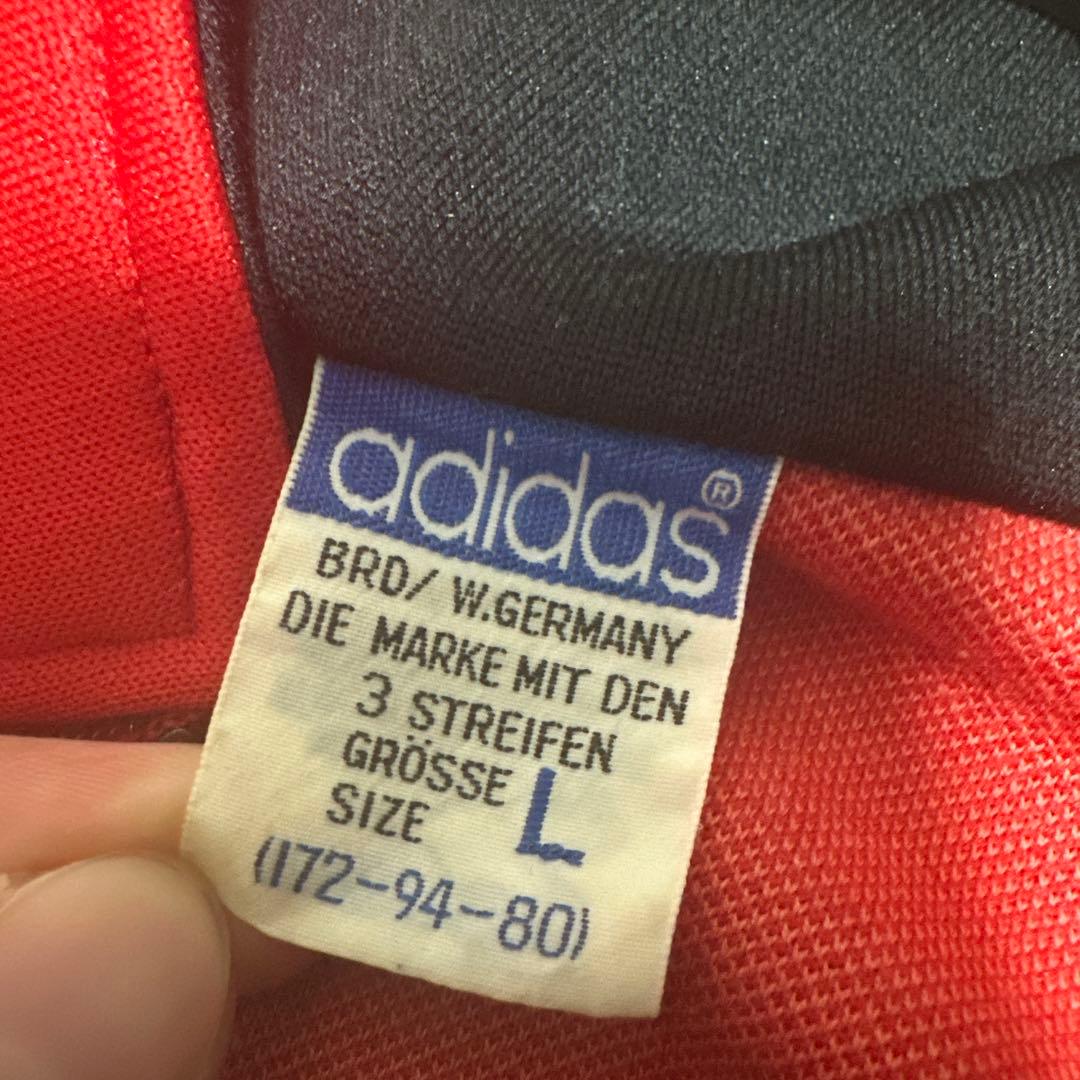 [最終値下げ]70s デサント製　adidas トラックジャケット　Lサイズ