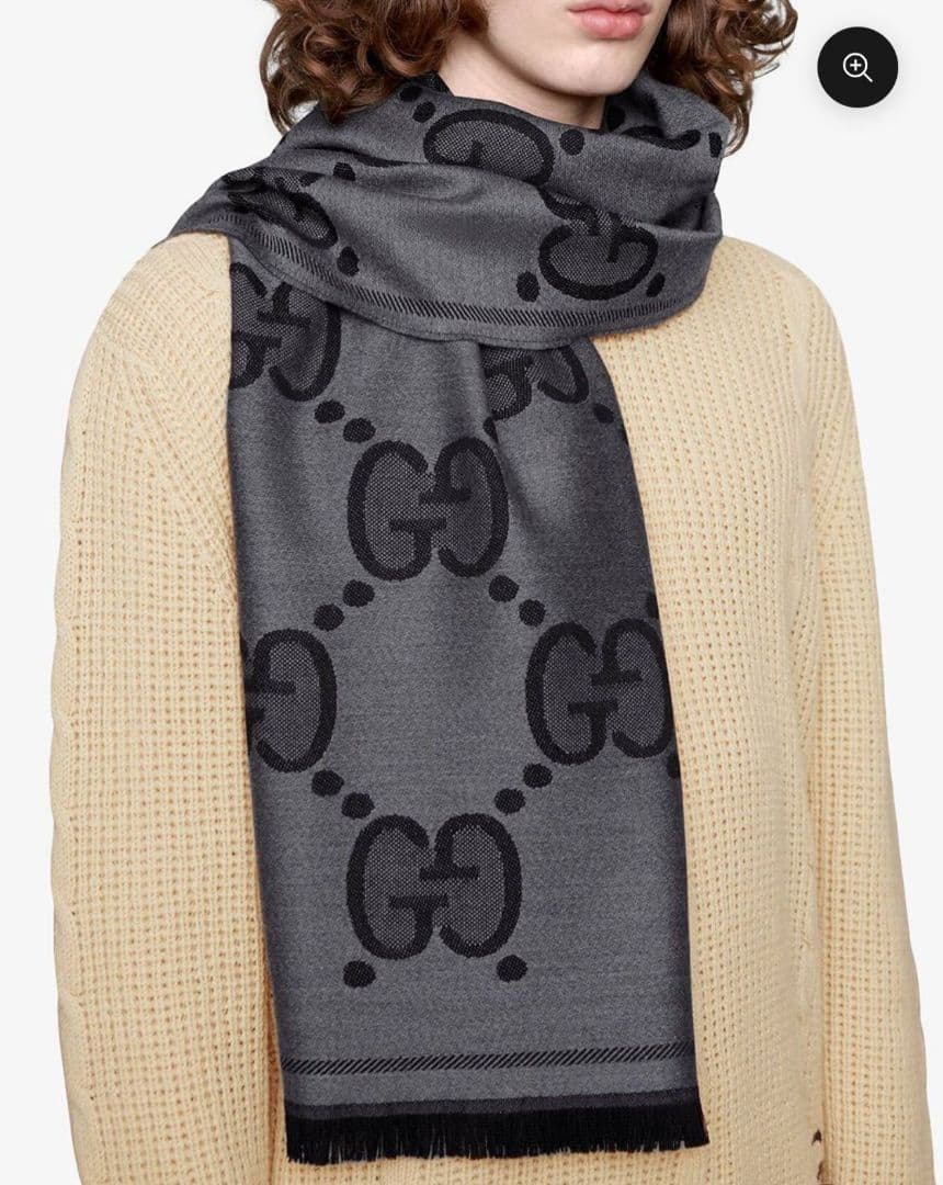 ❤新品箱袋付き❤GUCCI❤マフラー ストール ショール スカーフ☆