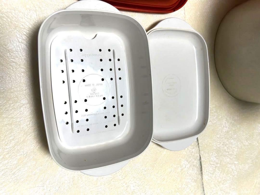 4点TUPPERWEAR タッパーウェア　マキシデコレーター他　保存容器セット