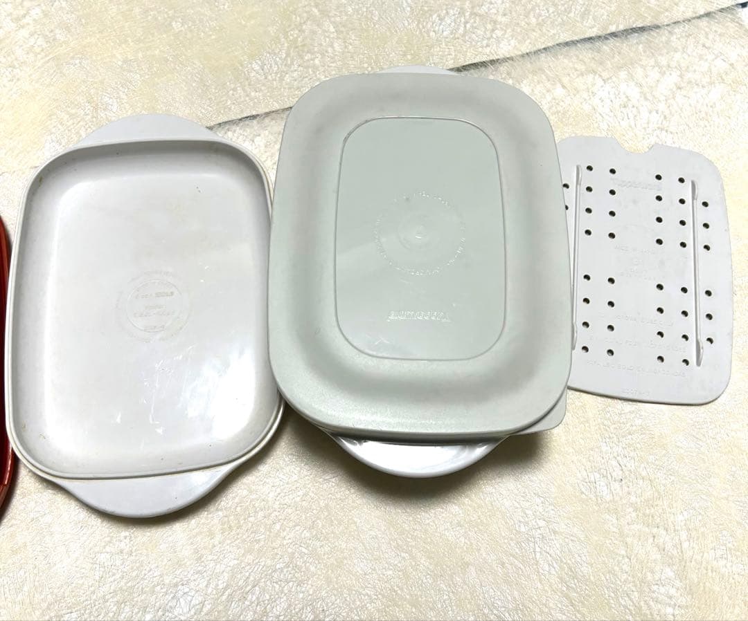 4点TUPPERWEAR タッパーウェア　マキシデコレーター他　保存容器セット