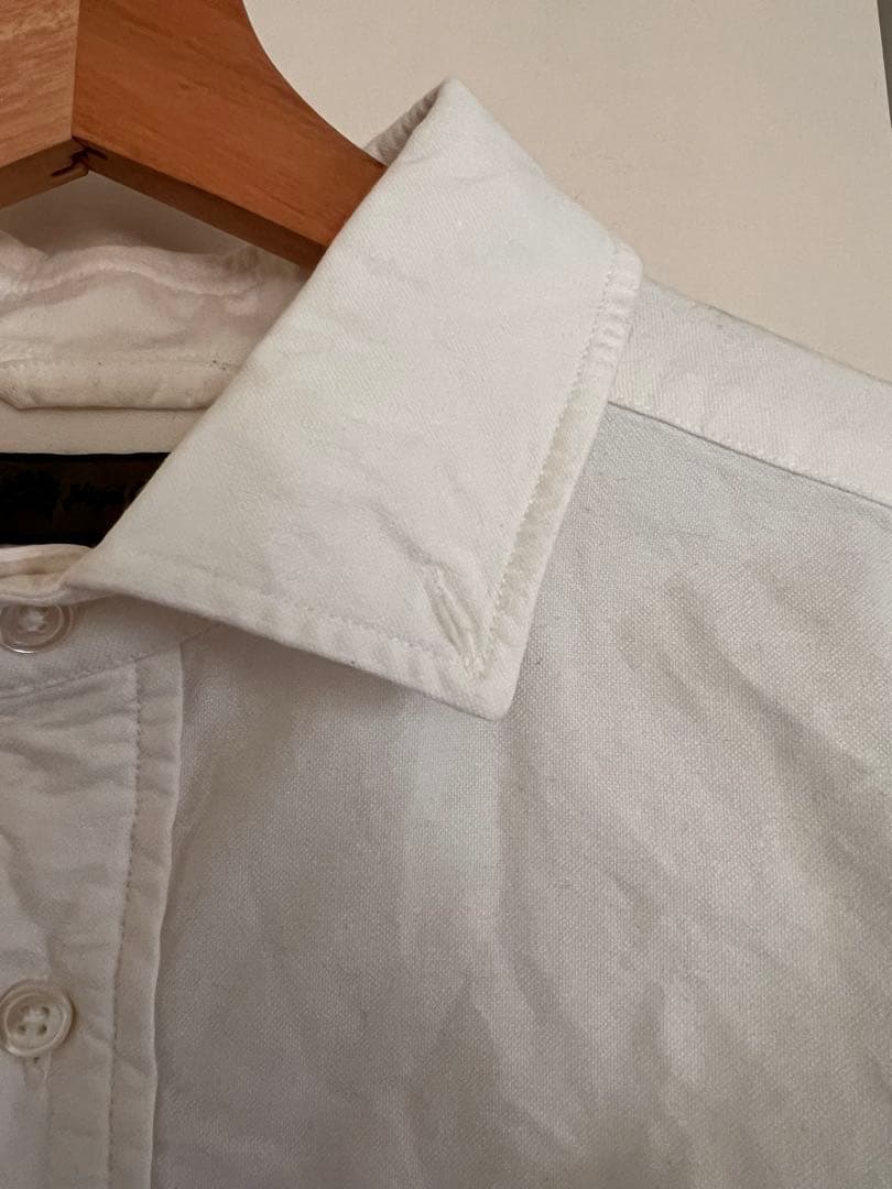 Nigel Cabourn ブリティッシュオフィサーズシャツタイプ2ホワイト50