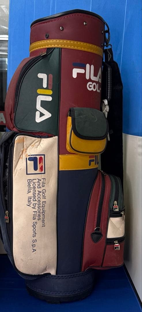 新品未使用　FILA ゴルフキャディバッグ