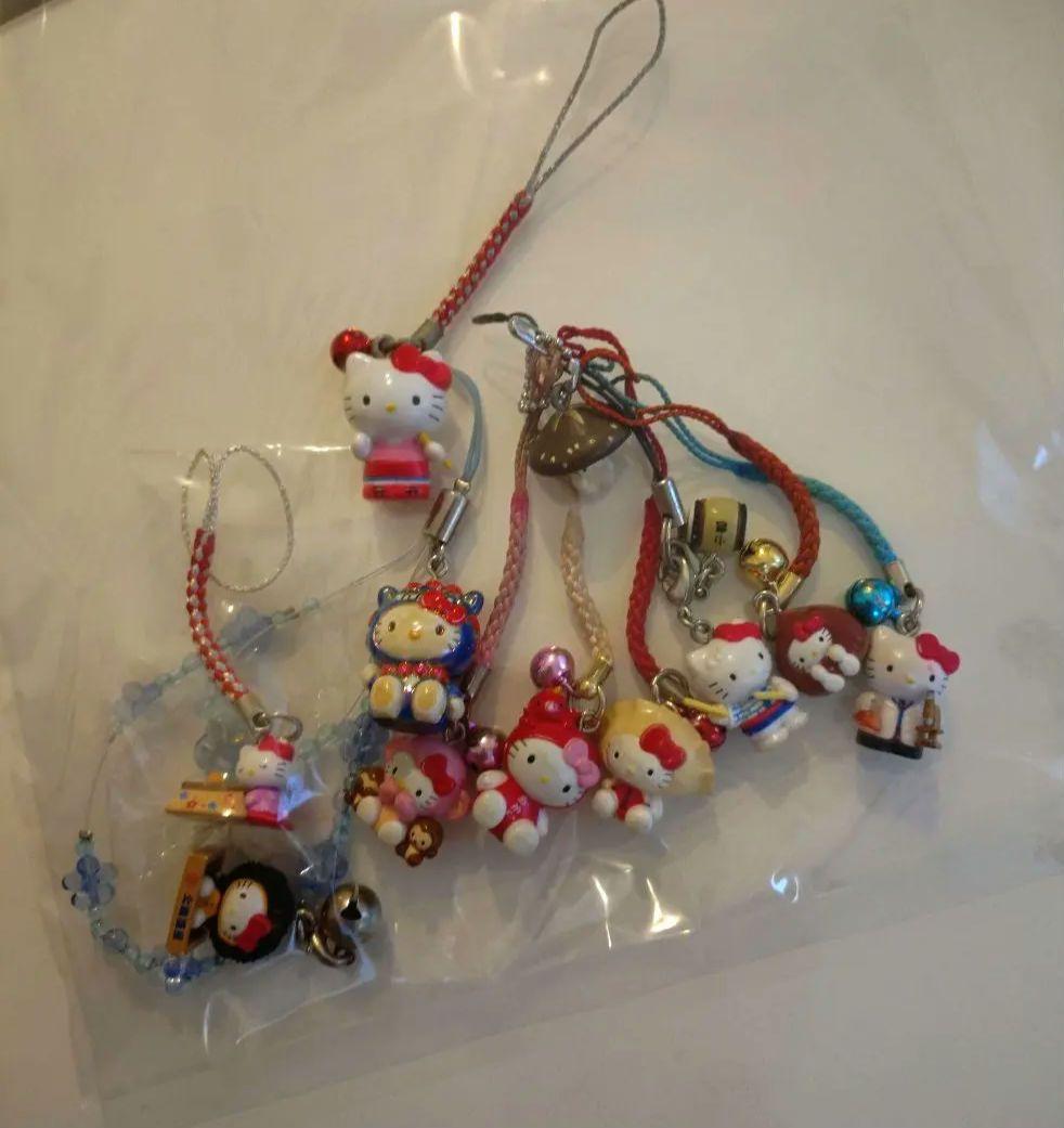 ご当地キティストラップ/根付け 栃木 沖縄 大分 福島 まとめて10点