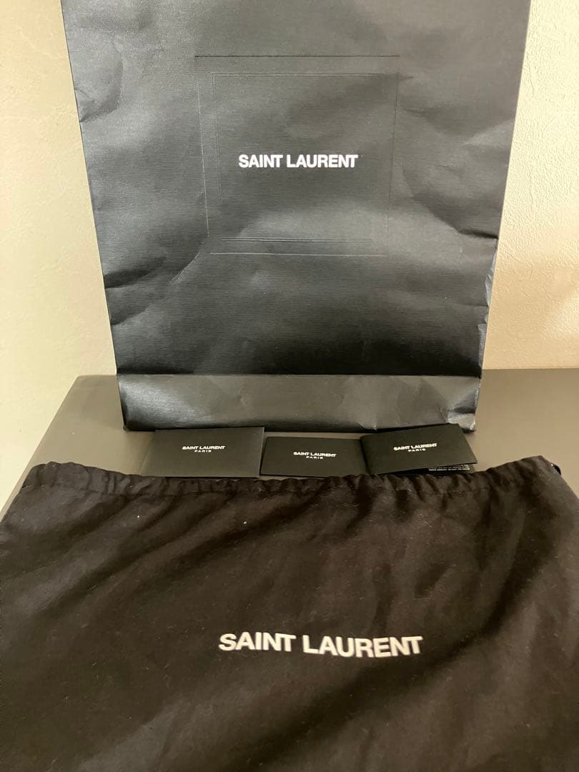 サンローラン ボディバッグ レザー黒 クロスボディバッグ