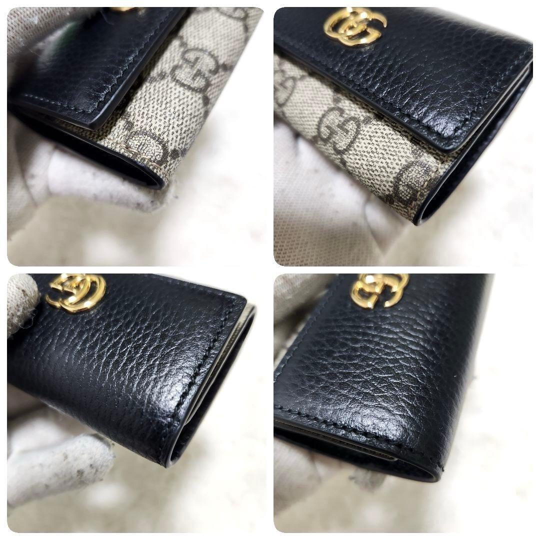 ぷく✨新品未使用✨グッチ　キーケース　6連　マーモント　スプリーム　レザー