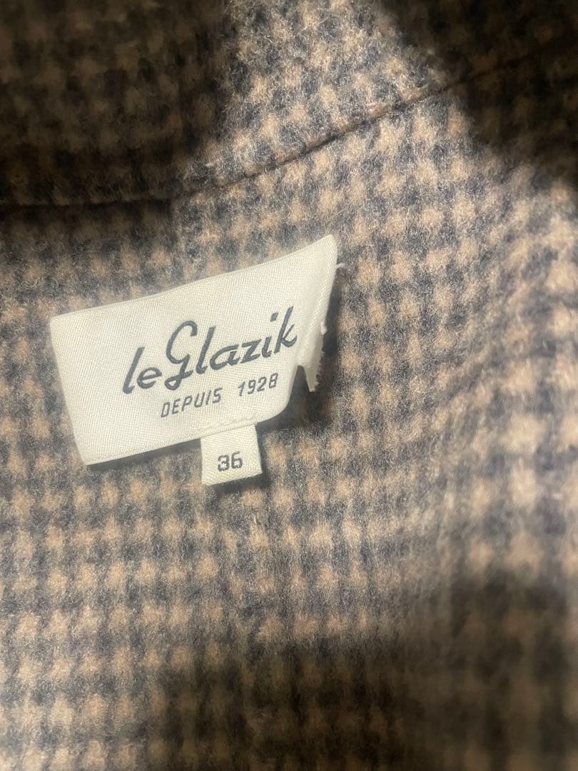 LE GLAZIK | ウール ダブルブレストコート
