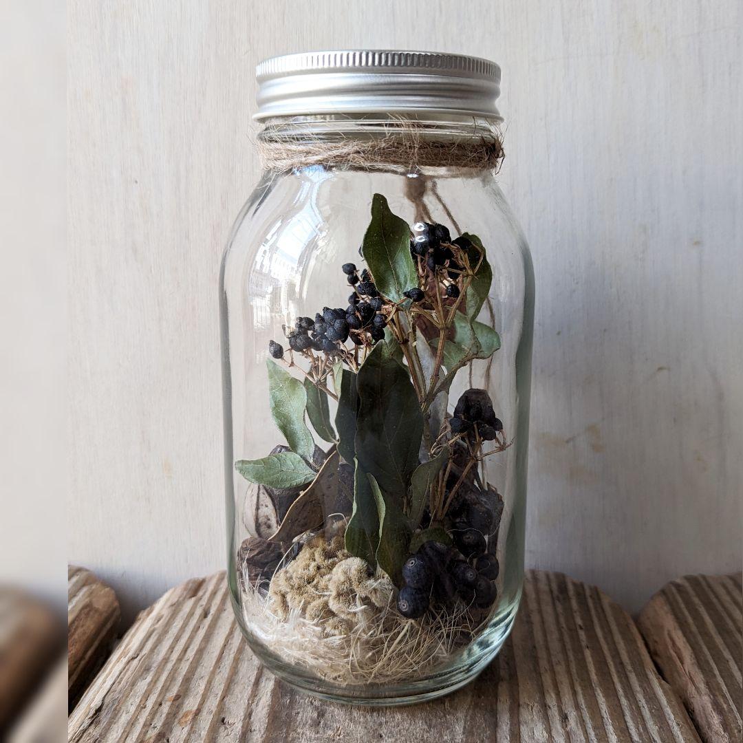 専用＊ Jumbo bottleドライフラワーボトル　 テトラゴナ