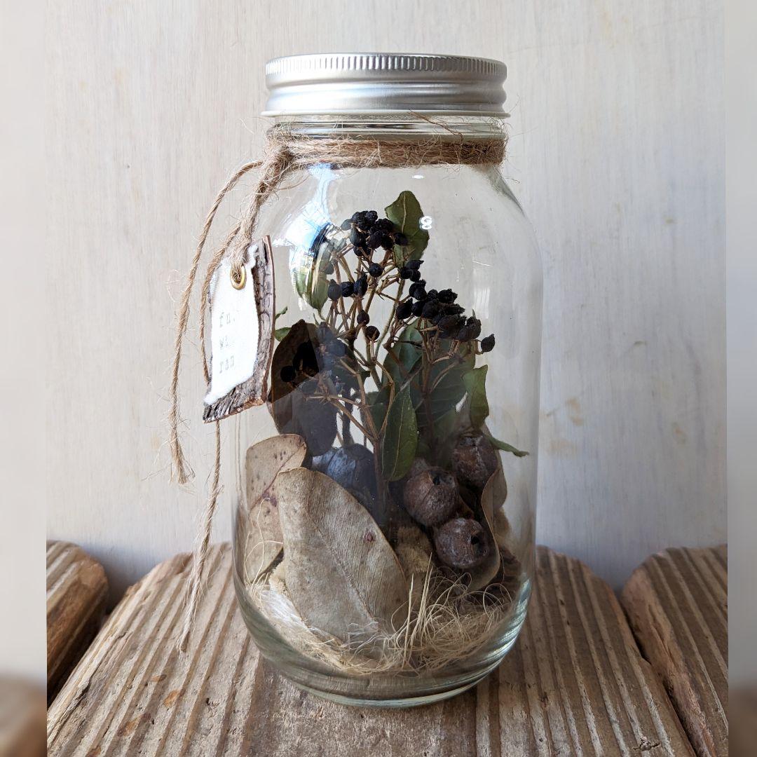 専用＊ Jumbo bottleドライフラワーボトル　 テトラゴナ