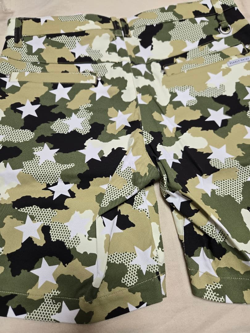 カモ柄　パーリーゲイツ　ショート　ハーフ　パンツ　5 サイズ　L　ゴルフ