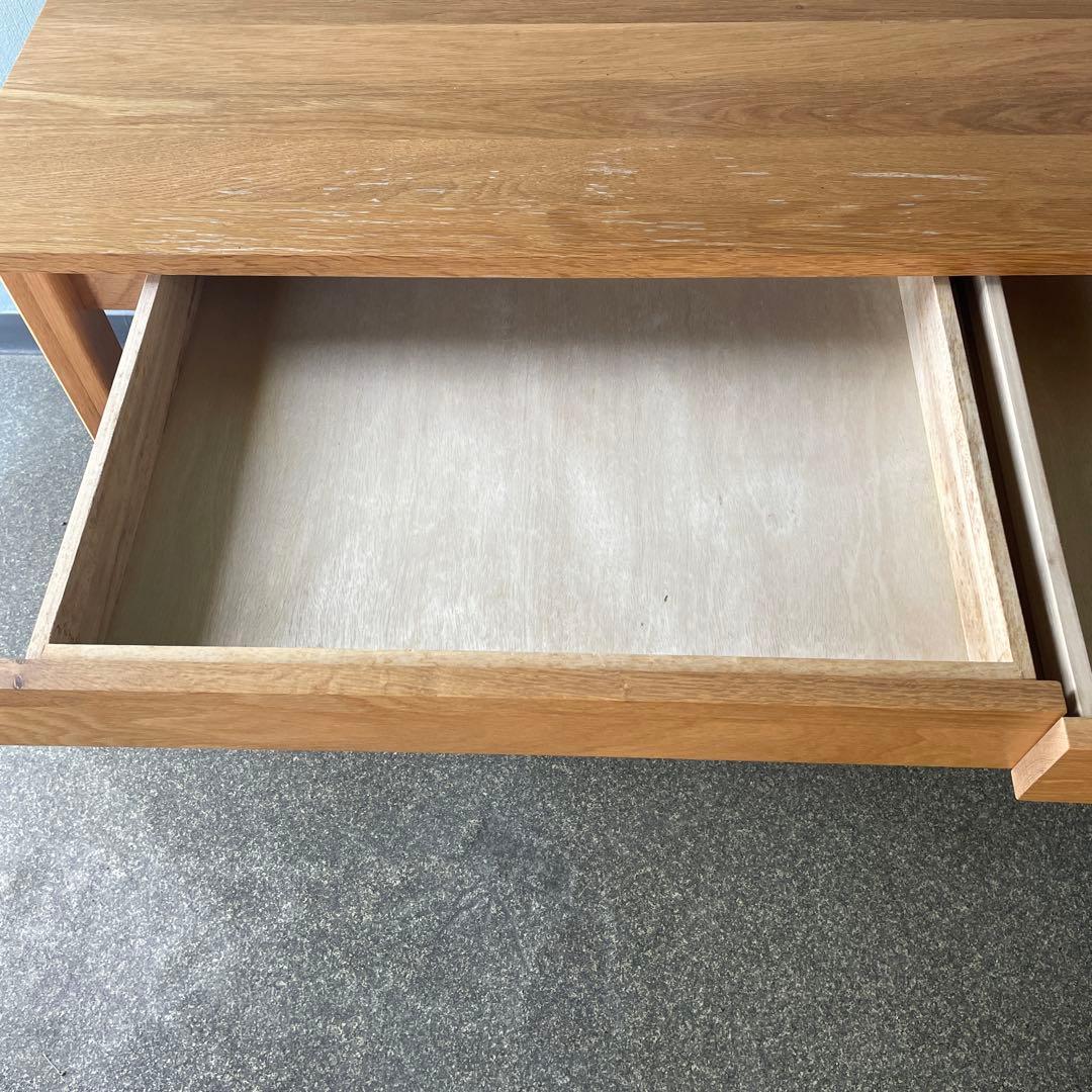 無印良品　デスク　タモ材　机のみ