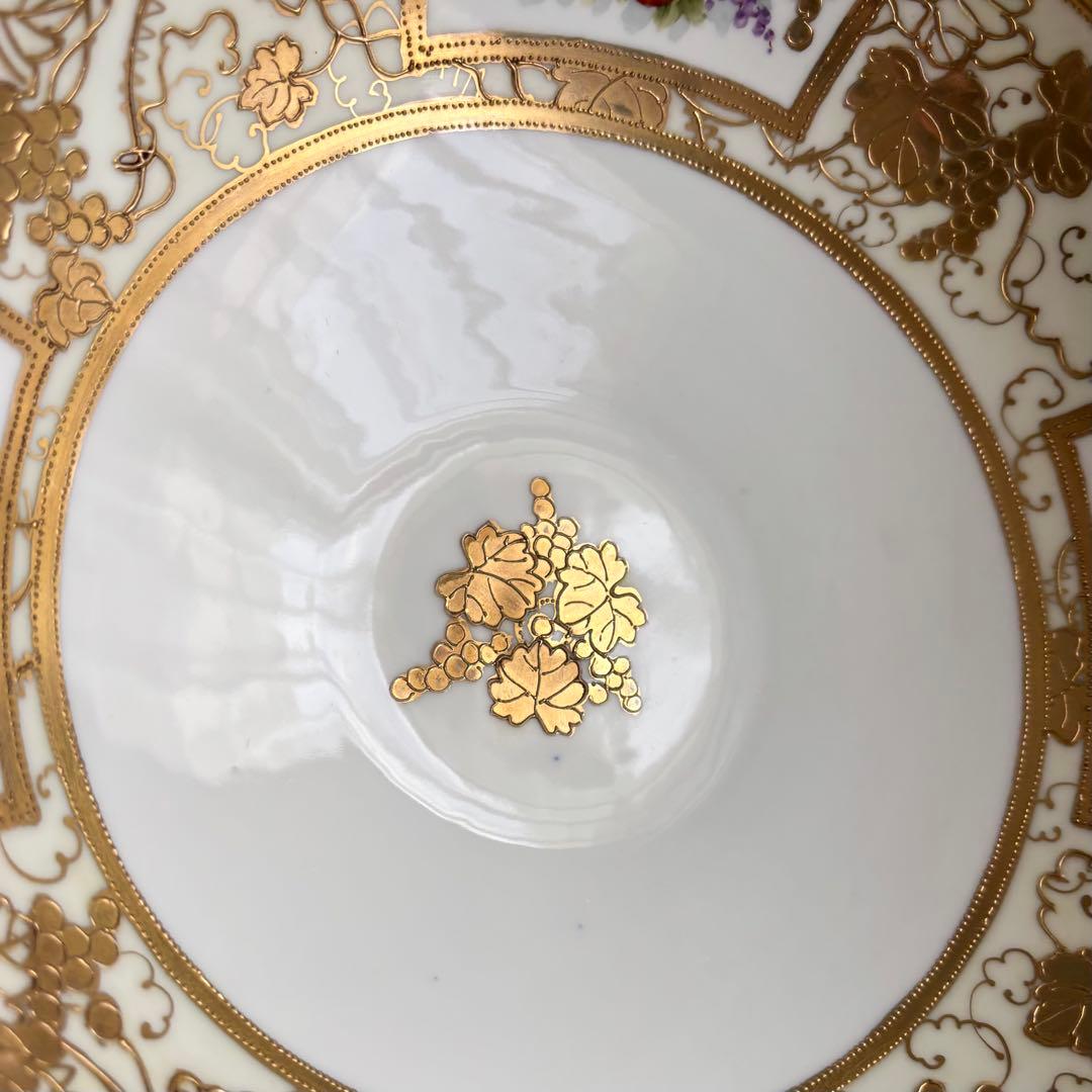 100年以上の時を閉じ込めた、 美しきオールドノリタケ 足付き