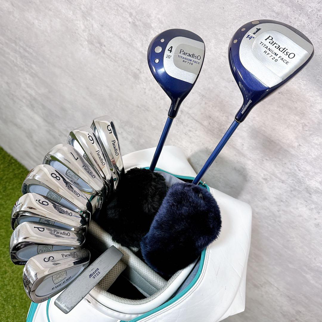 ゴルフクラブセット レディース パラディーゾ 10本 フレックスL 【K325】