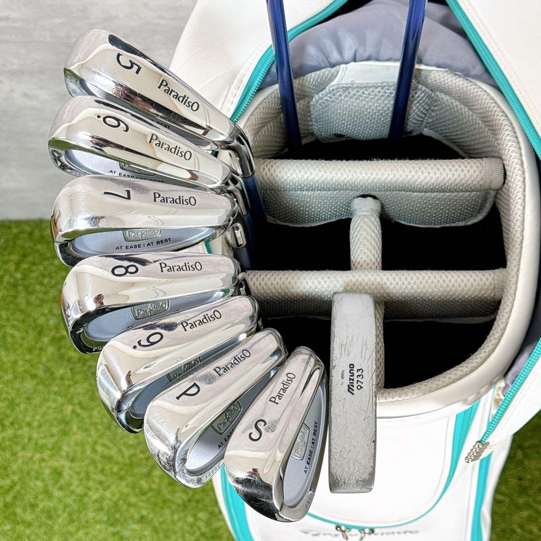ゴルフクラブセット レディース パラディーゾ 10本 フレックスL 【K325】