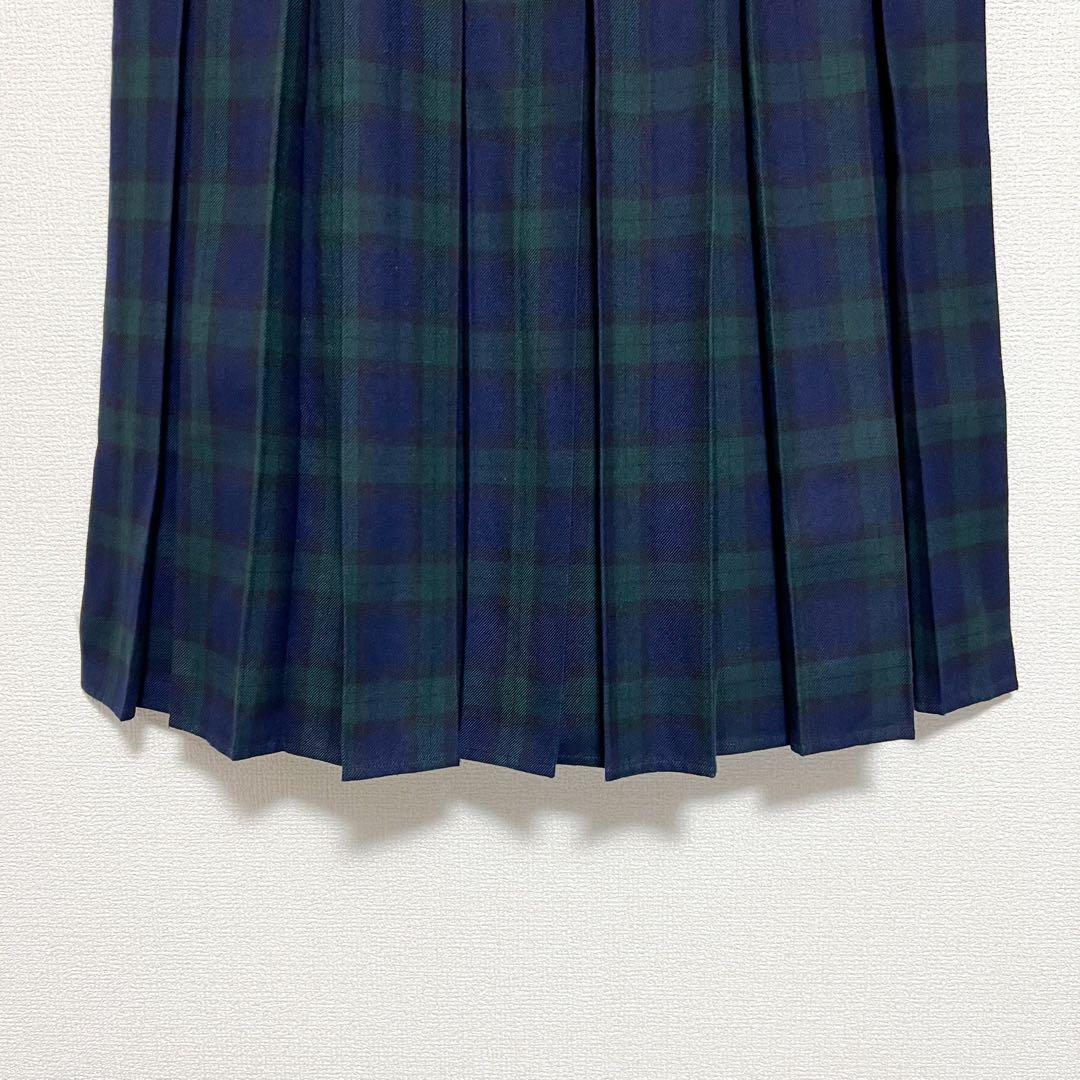 ツルバイマリコオイカワ　チェック　プリーツスカート　Luna ルナ
