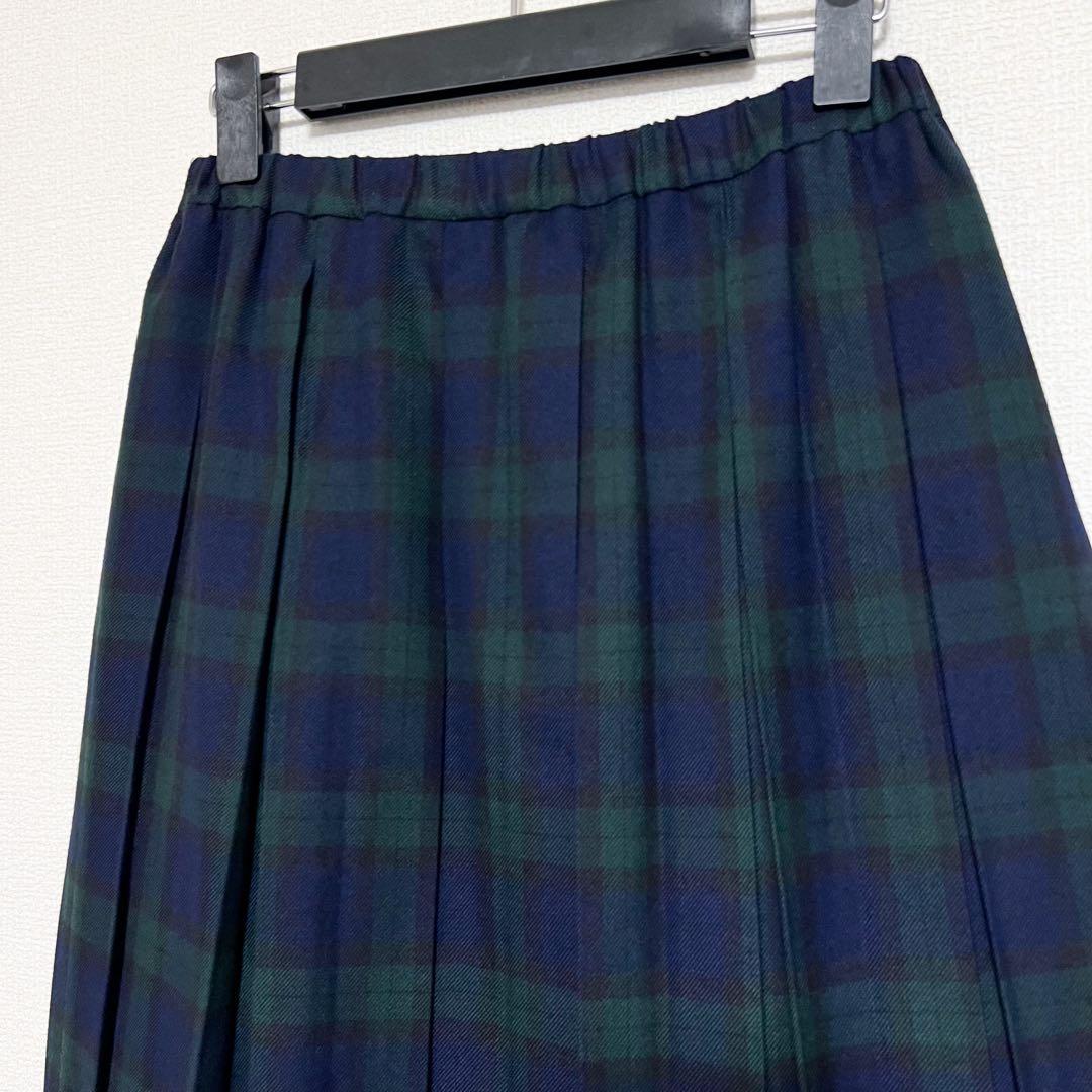 ツルバイマリコオイカワ　チェック　プリーツスカート　Luna ルナ