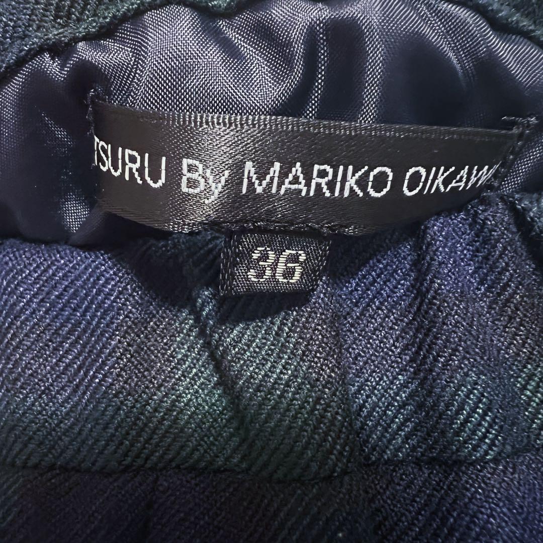 ツルバイマリコオイカワ　チェック　プリーツスカート　Luna ルナ