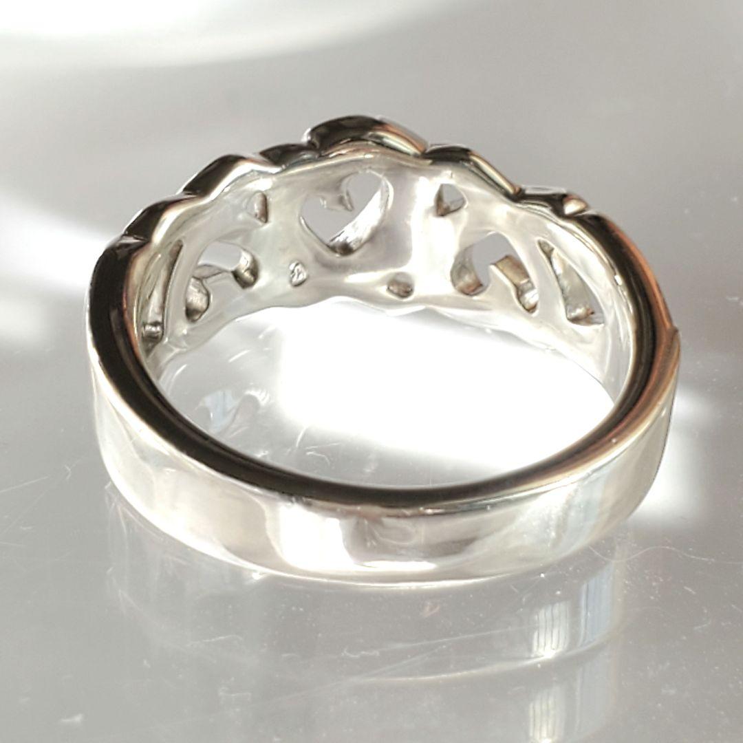 17号☆美品】ティファニー トリプルラビングハートリング a023 - メルカリ