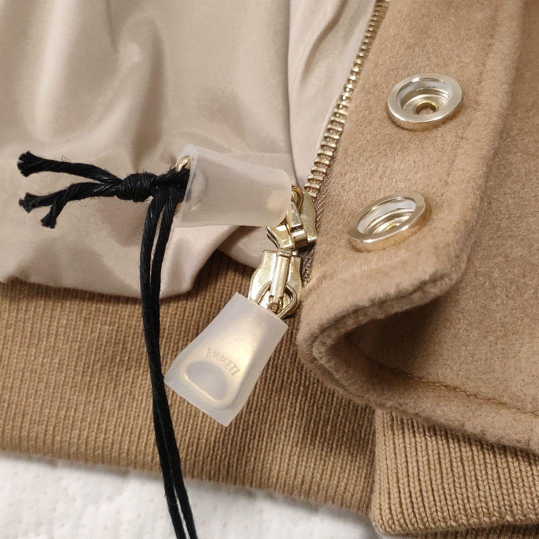 新品✨菅原靴店完全別注　EMMETI NILO　レザー×ウールカシミヤ　キャメル