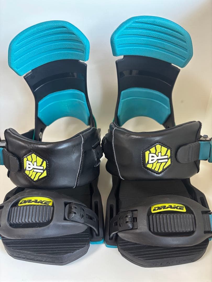 DRAKE ドレイク スノーボードビンディング ブラック/ターコイズ