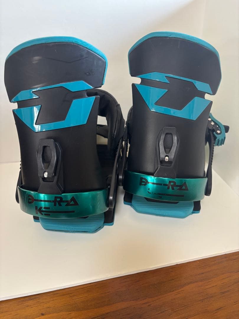 DRAKE ドレイク スノーボードビンディング ブラック/ターコイズ