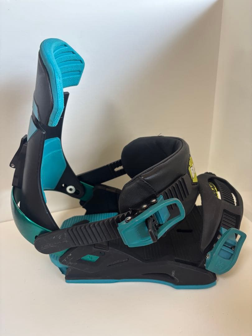 DRAKE ドレイク スノーボードビンディング ブラック/ターコイズ
