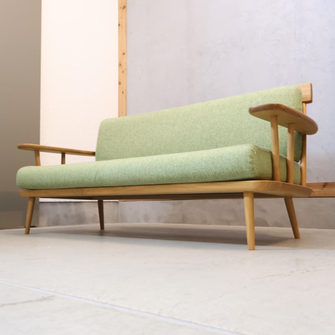 HIDA 飛騨産業 つぐみ 3人掛けソファ キツツキ ホワイトオーク 飛騨