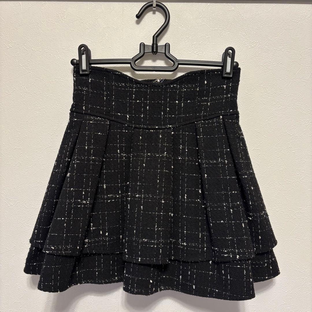 ミシェルマカロン 美脚ツイードスカート S - メルカリ