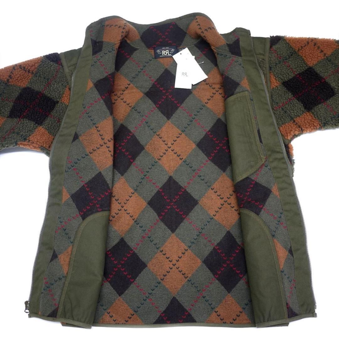 新品 RRL ダブルアールエル ラルフローレン ボア フリース ジャケット