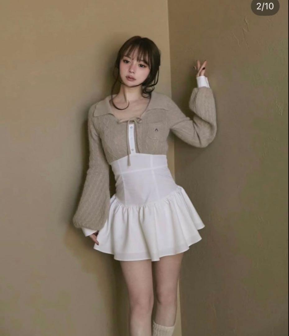 ワンピース abdmary Tess blous mini dress