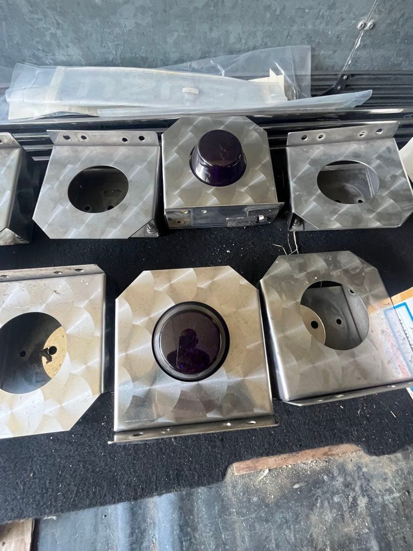 サイドマーカー土台10個ウロコデコトラ