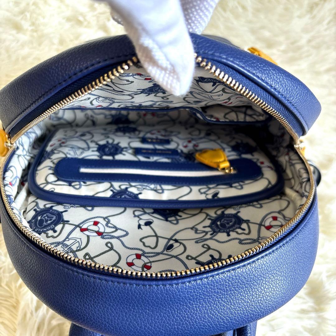 美品✨ドナルドダック 90周年 サマンサタバサ ディズニー バッグ リュック 青