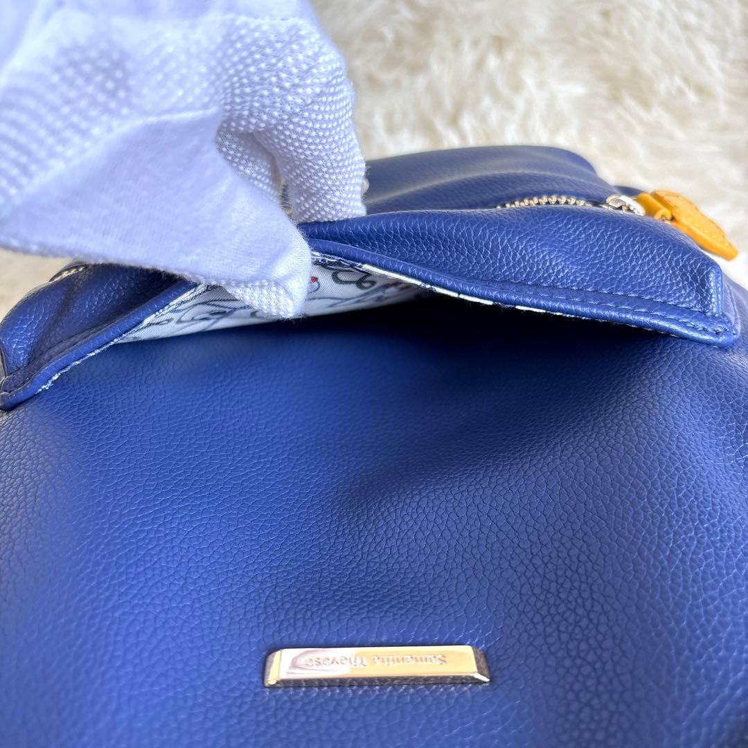 美品✨ドナルドダック 90周年 サマンサタバサ ディズニー バッグ リュック 青