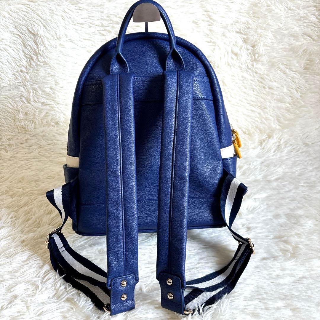 美品✨ドナルドダック 90周年 サマンサタバサ ディズニー バッグ リュック 青