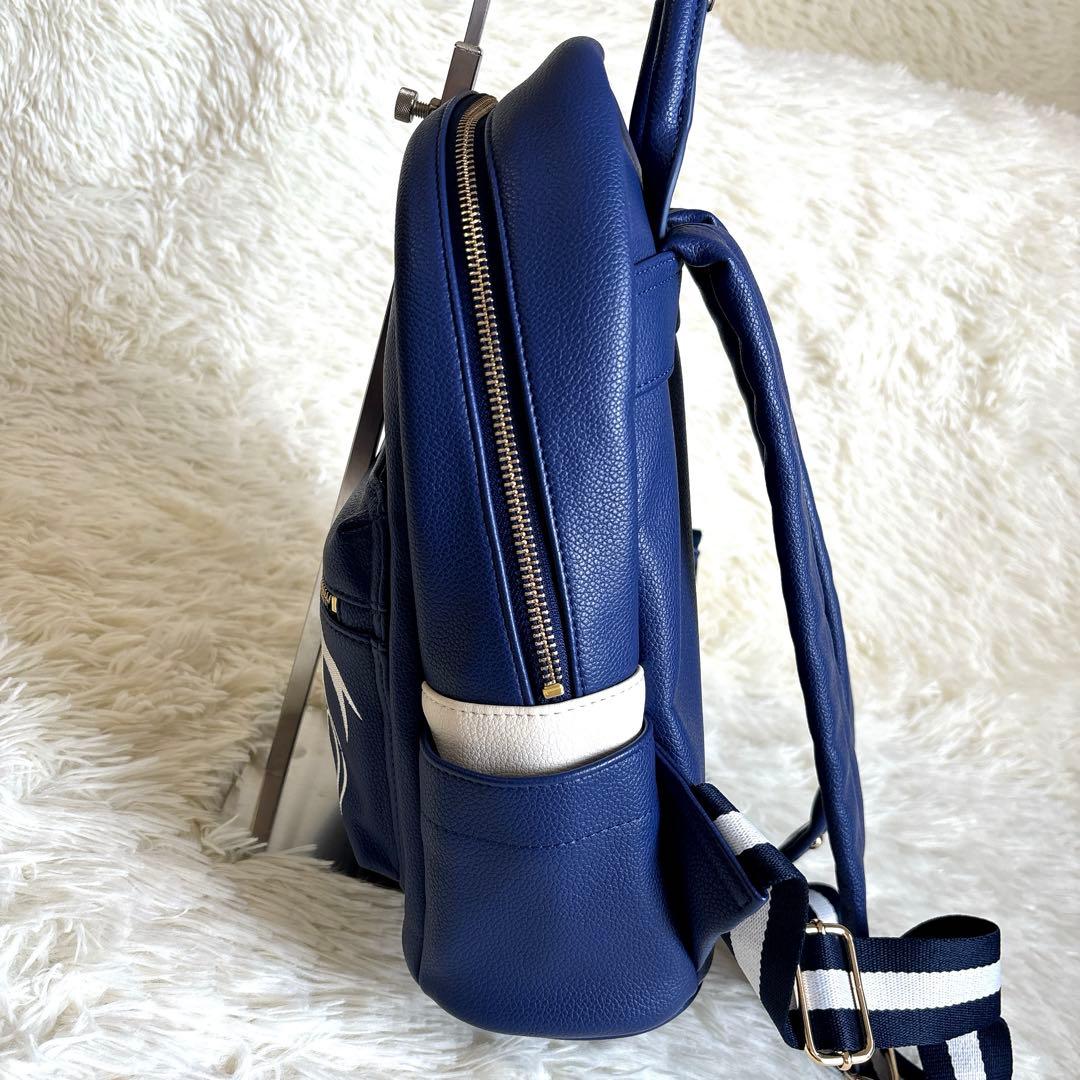 美品✨ドナルドダック 90周年 サマンサタバサ ディズニー バッグ リュック 青