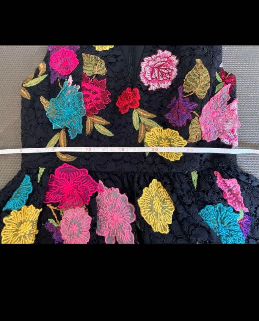 破格　桐谷美玲着用Alice + Olivia Becca Dress ブラック