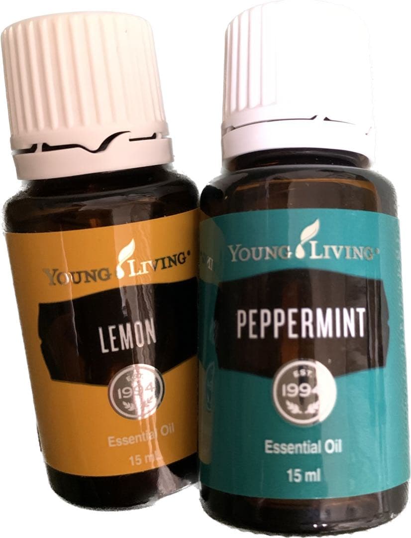 ヤングリヴィング レモン•オレンジ15ml ペパーミント15ml2本RC5ml