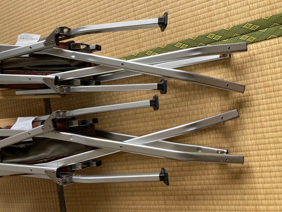  peak ローチェア ブラウン 2脚セット