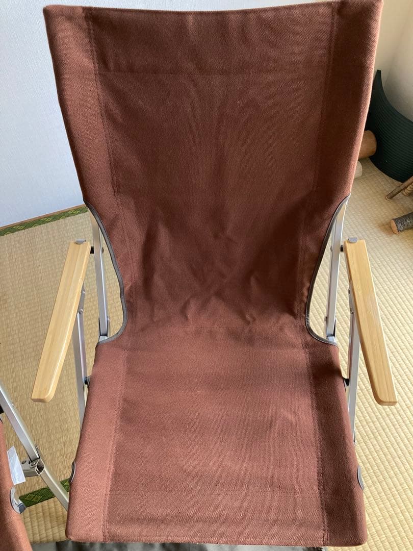  peak ローチェア ブラウン 2脚セット