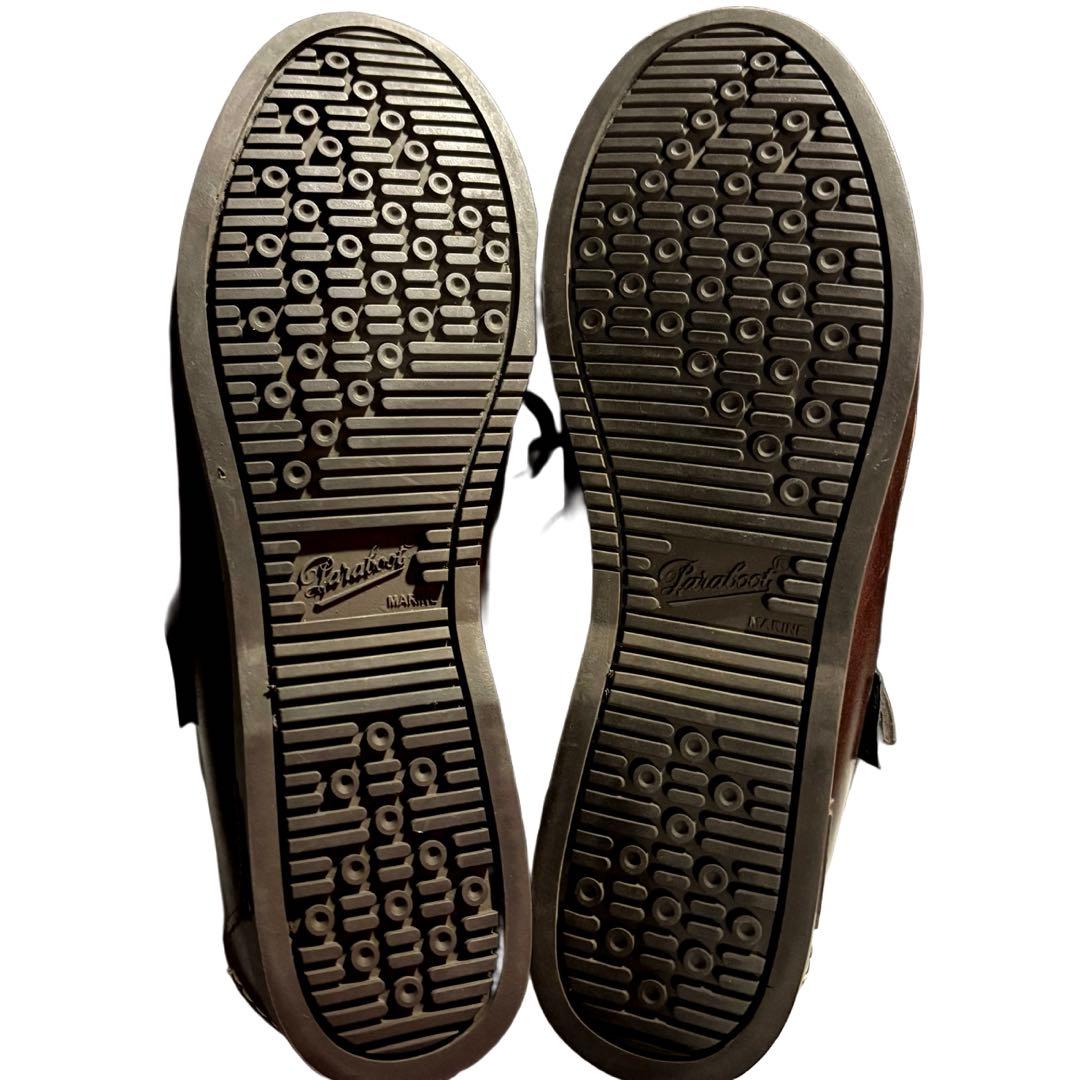 未使用級　paraboot BARTH AMERICA 3 レザー22.5 茶