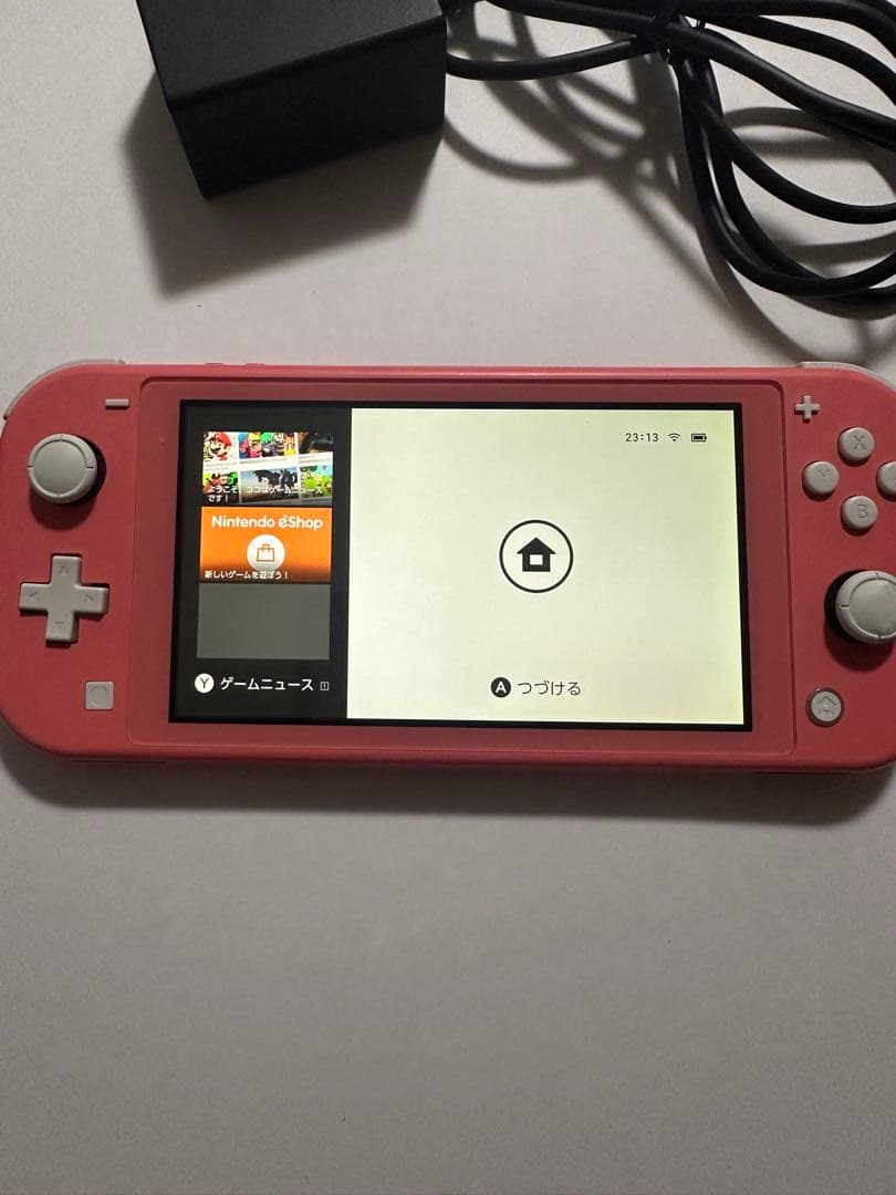 Nintendo Switch Lite 本体 コーラル 充電器付き