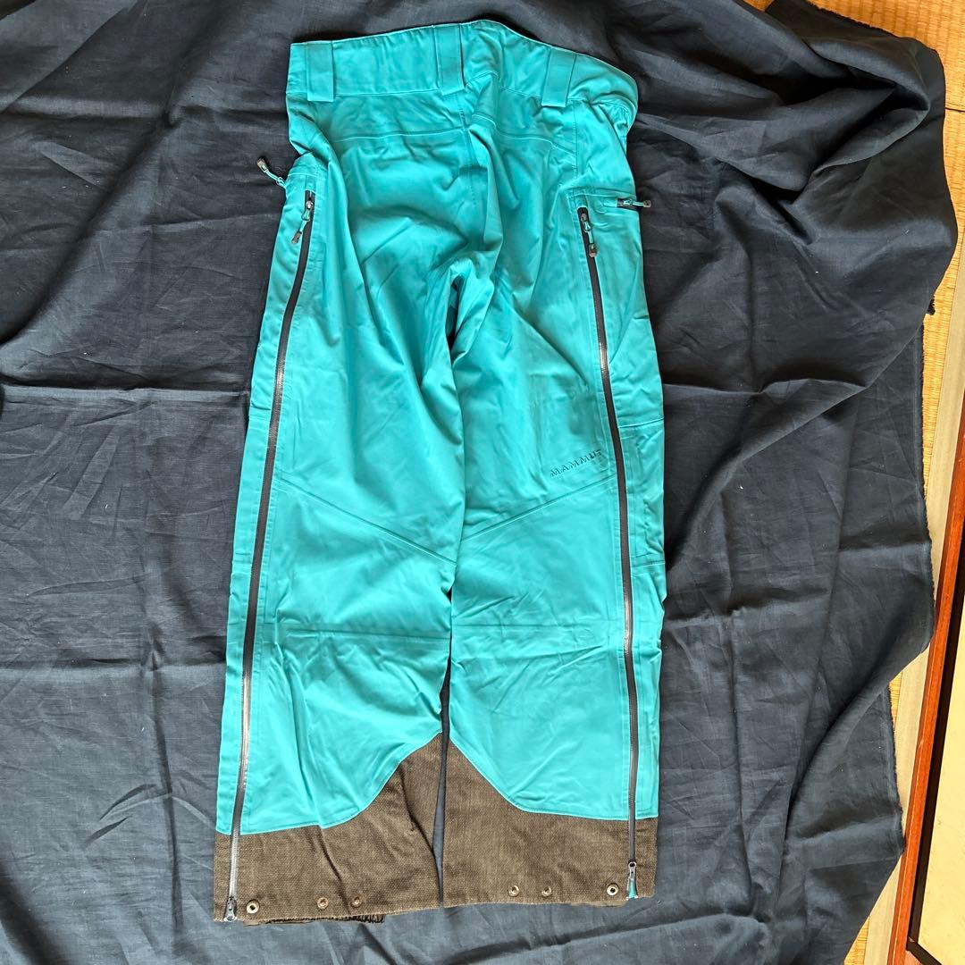 MAMMUT ターコイズ スノーパンツ