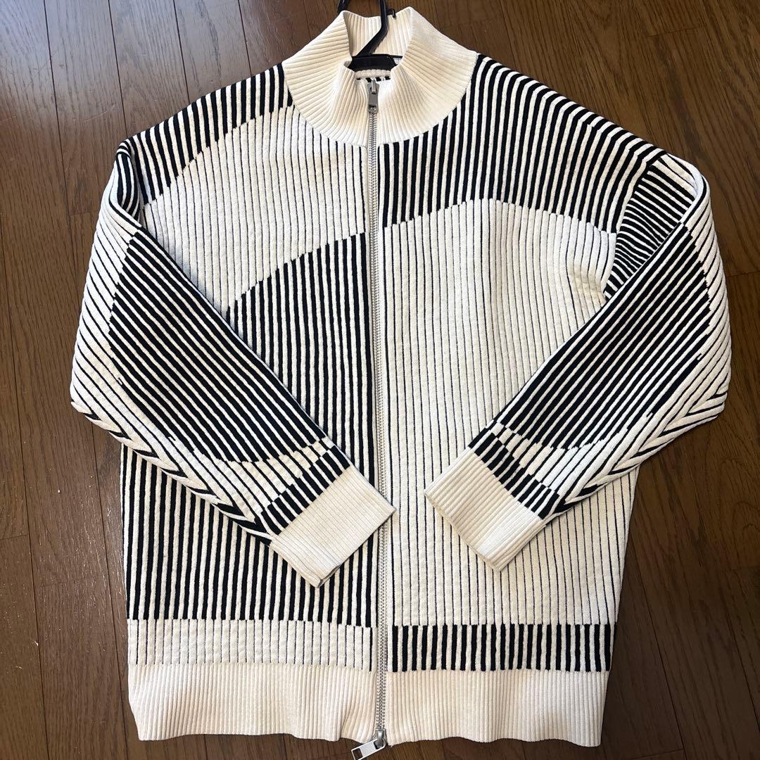 値下げ！即購入可！目黒蓮着用ZARA ストライプ ニットセーター M