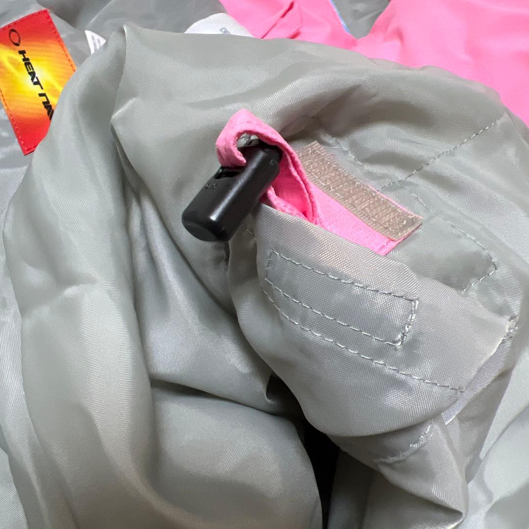 子ども用スキーウェア 青とピンクの星柄　女の子