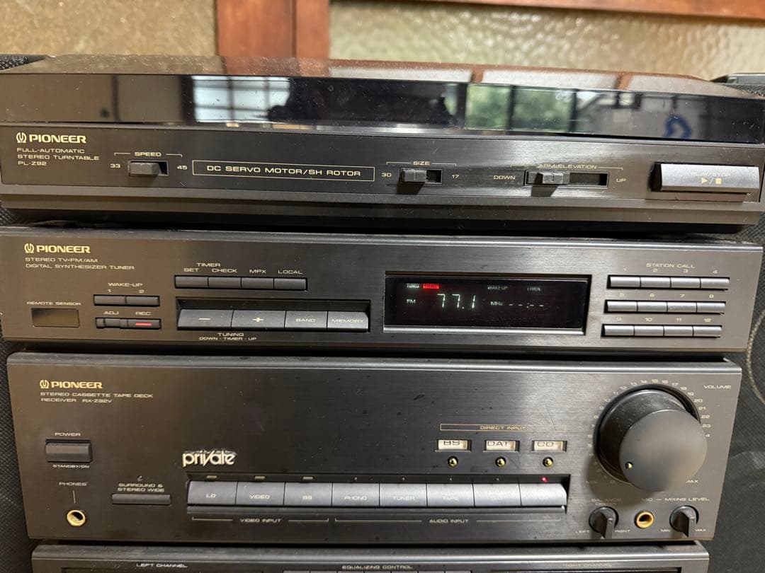 O-1892】パイオニア システムコンポ RX-92Z PL-Z92