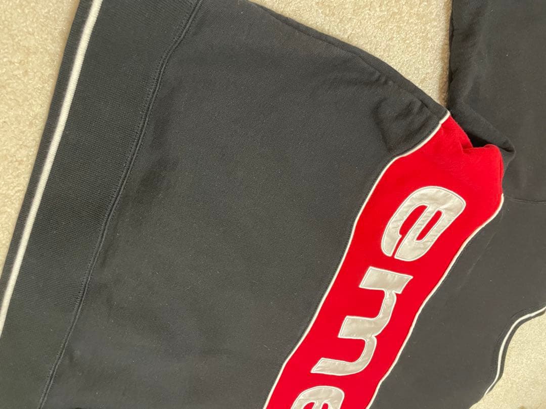 Supreme Piping Crewneck Sサイズ　黒　ボックスロゴ