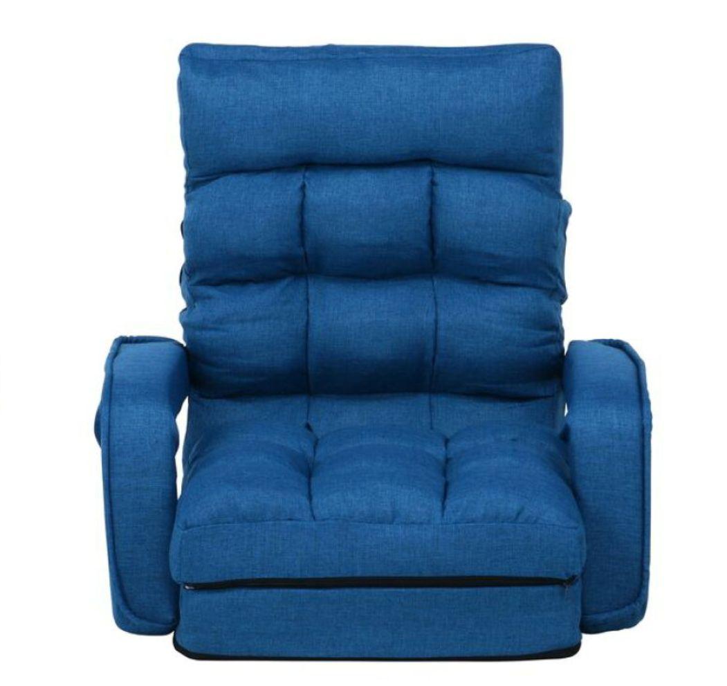 値下げ！！【新品】不二貿易 4WAY座椅子４２段階機能 0212 ネイビー