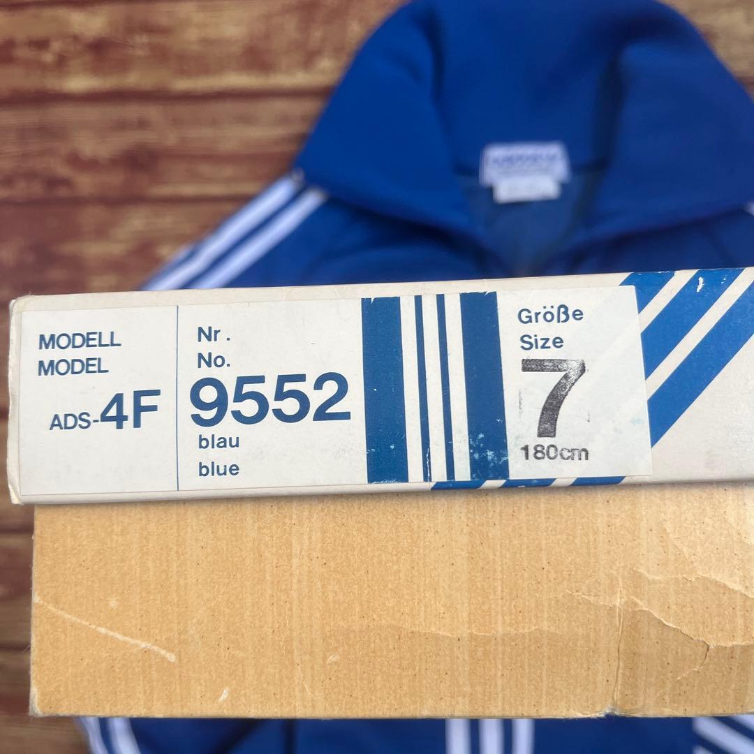 【希少 箱付き】adidas 80s トラックジャケット　上下セット