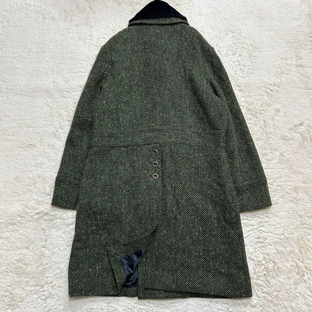 hiromichi nakano ツイード ギャングコート ボア取り外し可能